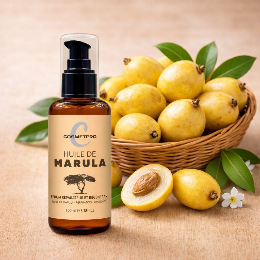 Sérum capillaire réparateur à l'Huile de Marula 100 ml – Cheveux secs et abîmés